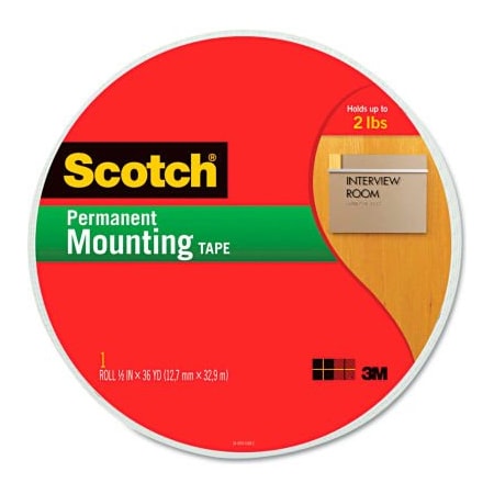 3M Scotch Foam Mounting Tape, 3/4" Wide x 1368" Long 110MR